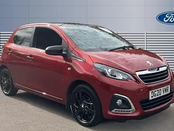 Red Used 2020 Peugeot 108 Allure Hatchback | £8,795 (Fair price)