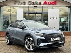 Blue Used 2024 Audi Q4 e-tron Black Edition SUV | £38,290 (Fair price)