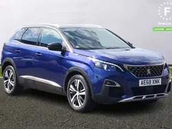 Blue Used 2018 Peugeot 3008 GT-line Estate | £11,399 (Fair price)