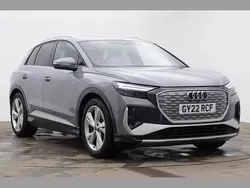 Grey Used 2022 Audi Q4 e-tron S-Line SUV | £24,750 (Fair price)