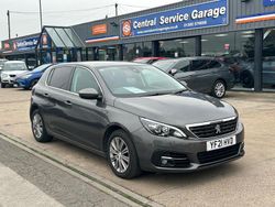 Grey Used 2021 Peugeot 308 Allure Hatchback | £10,995 (Fair price)