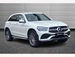 White Used 2021 Mercedes GLC300 AMG Line Premium SUV | £33,895 (Fair price)