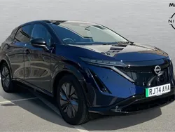 Blu prl+prl blk Used 2024 Nissan Ariya Evolve SUV | £37,292 (Fair price)