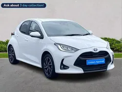 White Used 2023 Toyota Yaris Hybrid Design Hatchback | £17,498 (Good price)