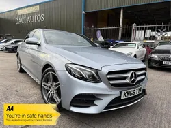 Silver Used 2016 Mercedes E220 AMG Line Premium Plus Sedan | £16,495 (Expensive)