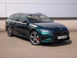 Royal green metallic Used 2025 Skoda Octavia vRS Estate | £34,295