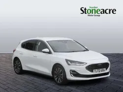 White Used 2022 Ford Focus Titanium Hatchback | £17,990 (A bit pricey)