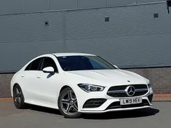 White Used 2019 Mercedes CLA200 AMG line Sedan | £21,998 (Fair price)
