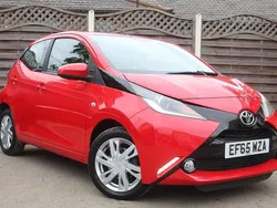 Red Used 2015 Toyota Aygo x-press Hatchback | £6,490 (Fair price)