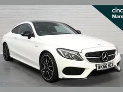 White Used 2016 Mercedes C43 AMG Premium Plus Coupe | £22,588 (Fair price)
