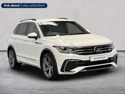 White Used 2023 VW Tiguan R-line Edition SUV | £26,787 (Fair price)