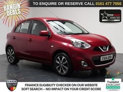 Red Used 2014 Nissan Micra S Hatchback | £4,240 (Fair price)