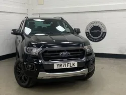 Black Used 2021 Ford Ranger Wildtrack Pickup | £18,995 (Good price)
