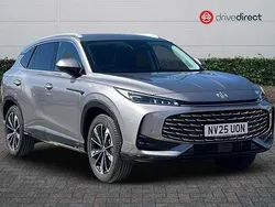 Metallic sterling silver Used 2025 MG HS Trophy SUV | £27,350