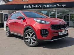 Red Used 2016 Kia Sportage GT-Line SUV | £11,049 (Fair price)