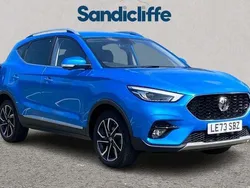 Metallic battersea blue Used 2022 MG ZS Exclusive Sedan | £14,350 (Fair price)