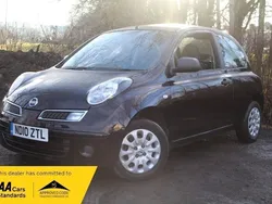 Black Used 2010 Nissan Micra Visia Hatchback | £2,499 (Good price)