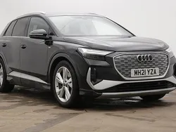 Black Used 2021 Audi Q4 e-tron S-Line SUV | £24,990 (Fair price)