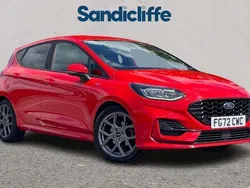 Red Used 2022 Ford Fiesta ST-Line Hatchback | £12,927 (Fair price)
