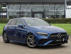 Blue Used 2024 Mercedes A200 AMG Line Premium Hatchback | £24,791 (Fair price)