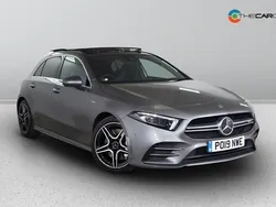 Grey Used 2019 Mercedes A35 AMG Premium Plus Hatchback | £22,975 (Good price)
