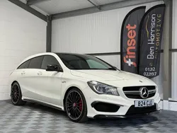 White Used 2015 Mercedes CLA45 AMG Shooting Brake AMG Estate | £17,995