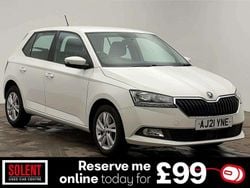 White Used 2021 Skoda Fabia SE Hatchback | £9,950 (Fair price)