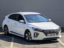 White Used 2018 Hyundai Ioniq Premium Sedan | £10,995 (Fair price)