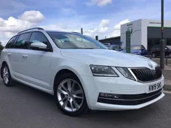 White Used 2019 Skoda Octavia SE L Estate | £10,895 (Fair price)