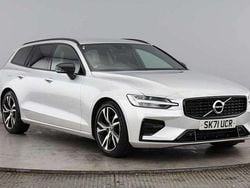 Silver Used 2021 Volvo V60 R-Design Estate | £23,500 (Fair price)