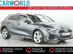 Grey Used 2022 Audi A3 Sportback e-tron S-Line Sedan | £15,700 (Fair price)