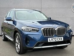 Blue Used 2022 BMW X3 xLine SUV | £30,642 (Fair price)
