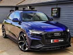 Blue Used 2019 Audi Q8 S-Line SUV | £39,989 (Expensive)