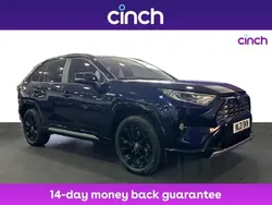 Blue Used 2021 Toyota RAV4 Hybrid SUV | £22,279 (Fair price)