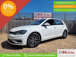 White Used 2017 VW Golf VII SE Hatchback | £7,040 (Fair price)