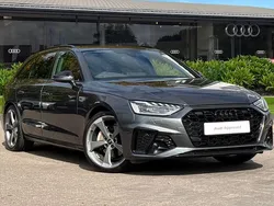 Grey Used 2024 Audi A4 Black Edition Estate | £33,450 (Expensive)