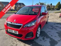 Red Used 2015 Peugeot 108 Active Hatchback | £4,995 (A bit pricey)