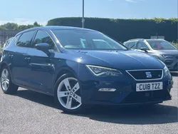 Blue Used 2018 Seat Leon FR Hatchback | £10,780 (Good price)