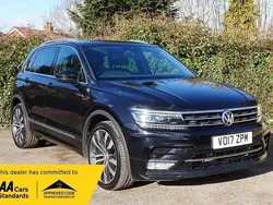 Black Used 2017 VW Tiguan R-line SUV | £15,990 (A bit pricey)
