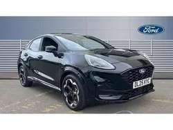 Black Used 2025 Ford Puma Gen-E ST-Line X SUV | £23,220 (Expensive)