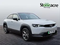 White New 2025 Mazda MX30 Exclusive-Line SUV | £23,000 (Expensive)