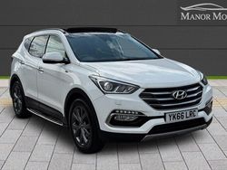 White Used 2017 Hyundai Santa Fe Edition SUV | £13,700 (Fair price)