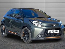 Cardamom green with black Used 2022 Toyota Aygo Edition Hatchback | £14,795 (Expensive)