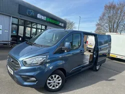 Blue Used 2018 Ford Transit Custom Limited Van | £16,995 (Expensive)