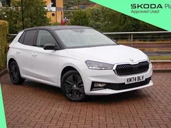 Moon white metallic black magic pearl effect Used 2024 Skoda Fabia Colour Edition Hatchback | £19,995 (Fair price)