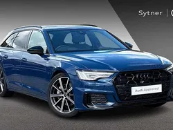 Blue Used 2024 Audi A6 Black Edition Estate | £42,500