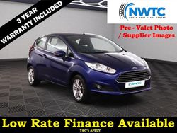 Blue Used 2017 Ford Fiesta Zetec Hatchback | £8,695 (Fair price)