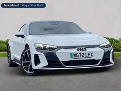 White Used 2022 Audi e-tron GT quattro Comfort Sedan | £51,443 (Expensive)