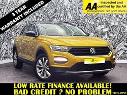 Yellow Used 2021 VW T-Roc Design SUV | £15,495 (Fair price)