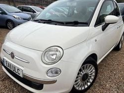 White Used 2011 Fiat 500 Lounge Hatchback | £4,199 (Fair price)